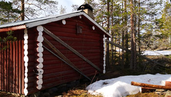 Mjösjöstugans norrgavel